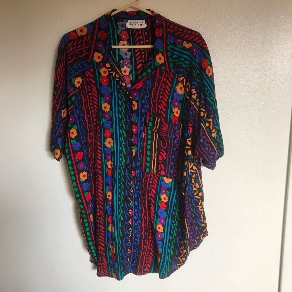 Bright funky vintage shirt